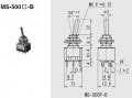 Micro Rocker Switch 2pole - On-off Toggle Switch 2-pin
